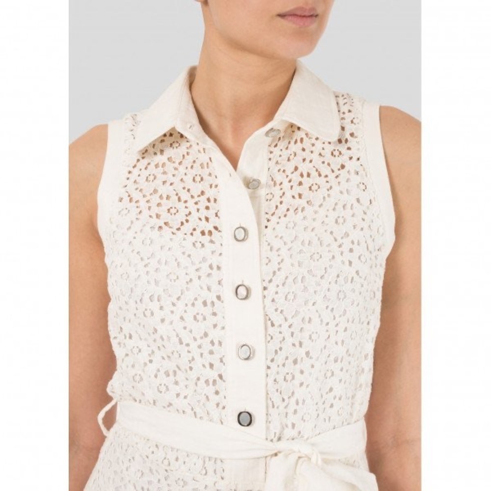 D&G Sleeveless Collared Lace Dress​​​​ - Picture 4 of 5